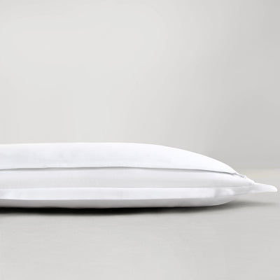 Pure Parima Egyptian Cotton Sateen Body Pillow Sham#color_white