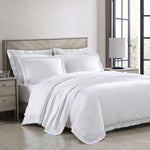 Pure Parima Egyptian Cotton Sheets Ariane Sheet Set | 100% Giza Egyptian Cotton#color_white