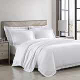 Pure Parima Egyptian Cotton Sheets Ariane Sheet Set | 100% Giza Egyptian Cotton#color_white