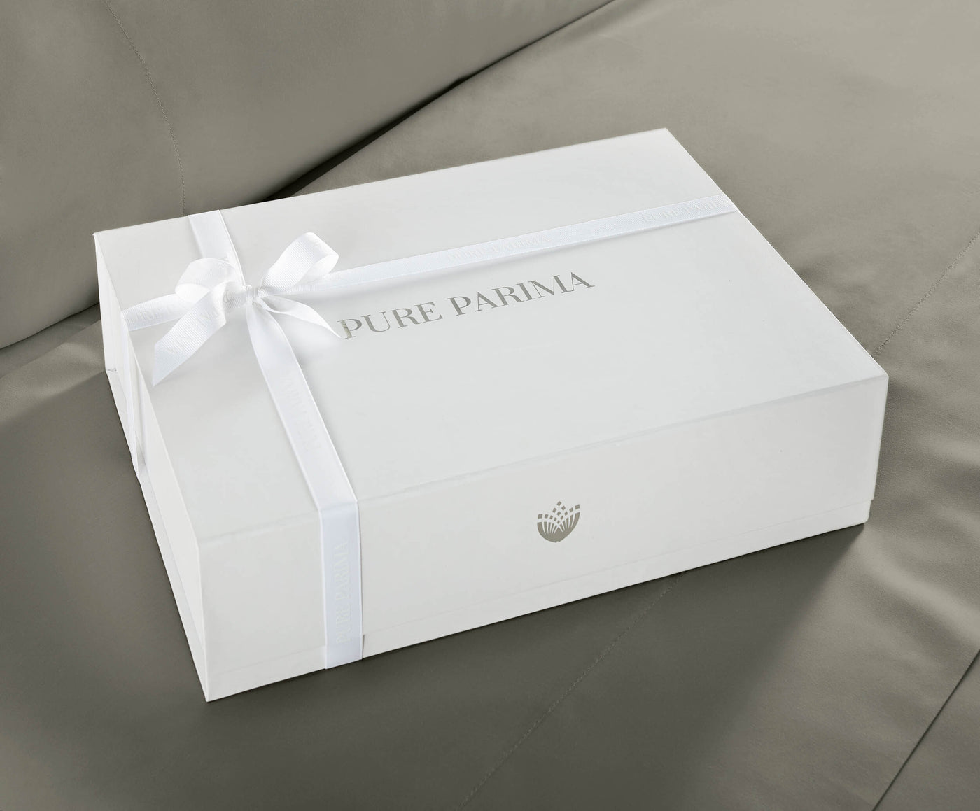 Pure Parima Egyptian Cotton Sheets Ultra Percale Duvet Cover Set#color_flax