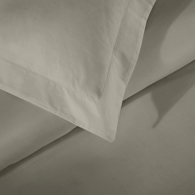 Pure Parima Egyptian Cotton Sheets Ultra Percale Duvet Cover Set#color_flax