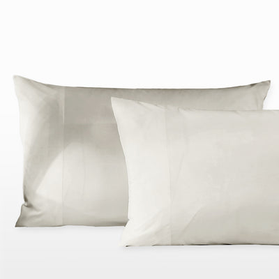 Pure Parima Egyptian Cotton Sheets Ultra Percale Pillowcase Set | Hotel Collection#color_flax