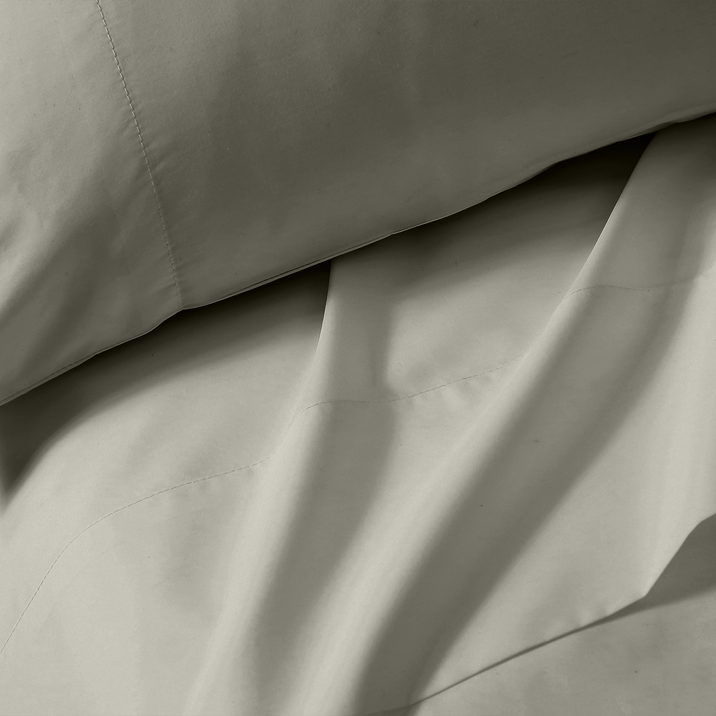 Pure Parima Egyptian Cotton Sheets Ultra Percale Sheet Set#color_flax