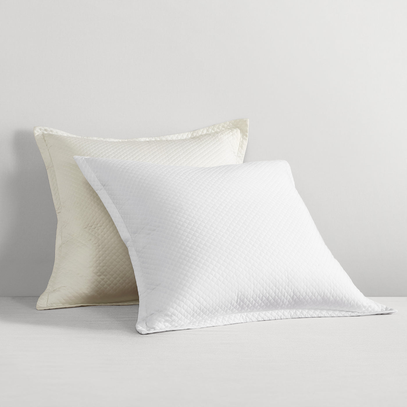 Pure Parima Egyptian Cotton Quilted Euro Sham#color_white