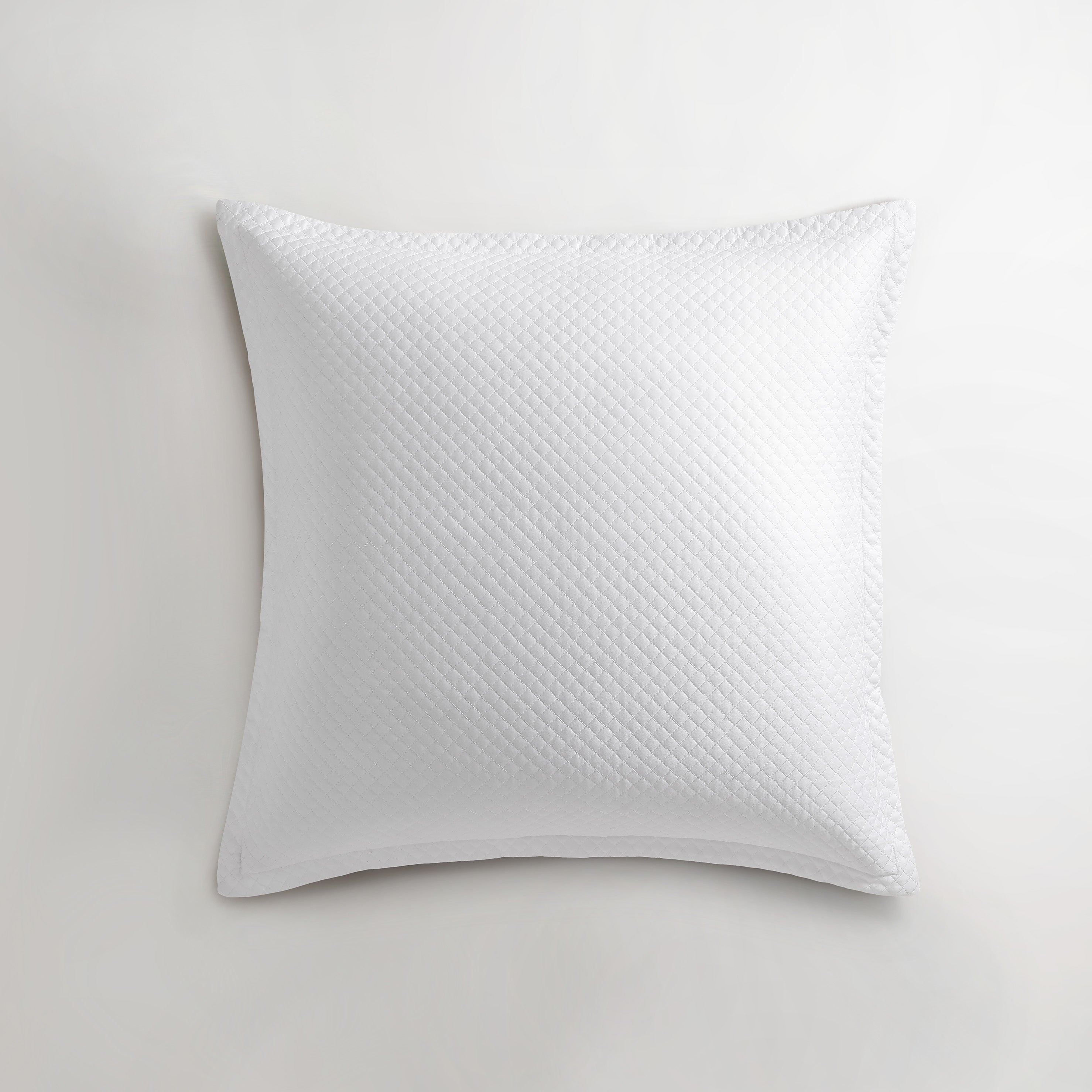 Pure Parima Egyptian Cotton Quilted Euro Sham#color_white