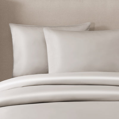 Pure Parima Silken Sateen | Giza Egyptian Cotton Silk Tencel#color_oyster