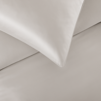 Pure Parima Silken Sateen | Giza Egyptian Cotton Silk Tencel#color_oyster