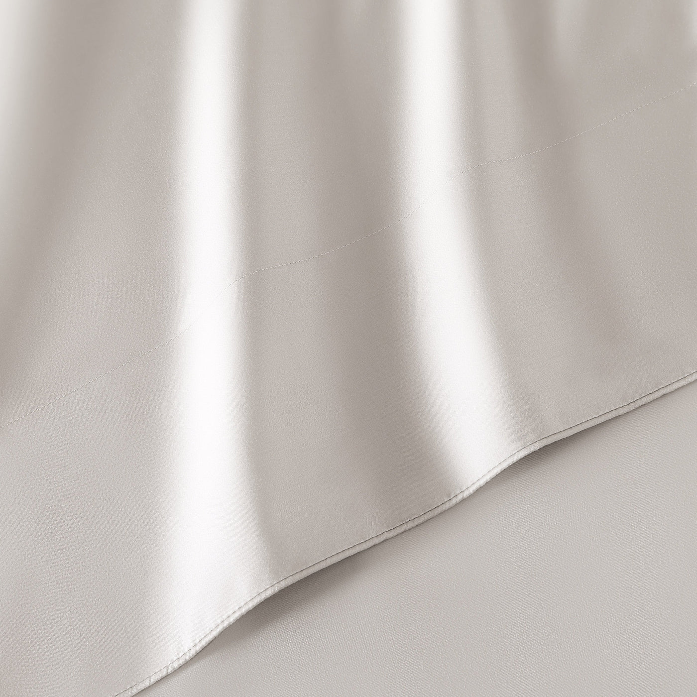 Silken Sateen Sheet Set Pure Parima Tencel Egyptian Cotton Silk#color_oyster