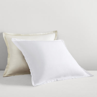 Pure Parima Egyptian Cotton Sateen Euro Sham #color_white