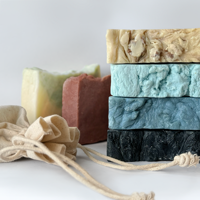 pure parima egyptian cotton artisan soap bar#scent_eucalyptus