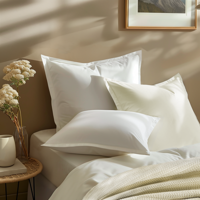 Pure Parima Egyptian Cotton Sateen Euro Sham #color_white