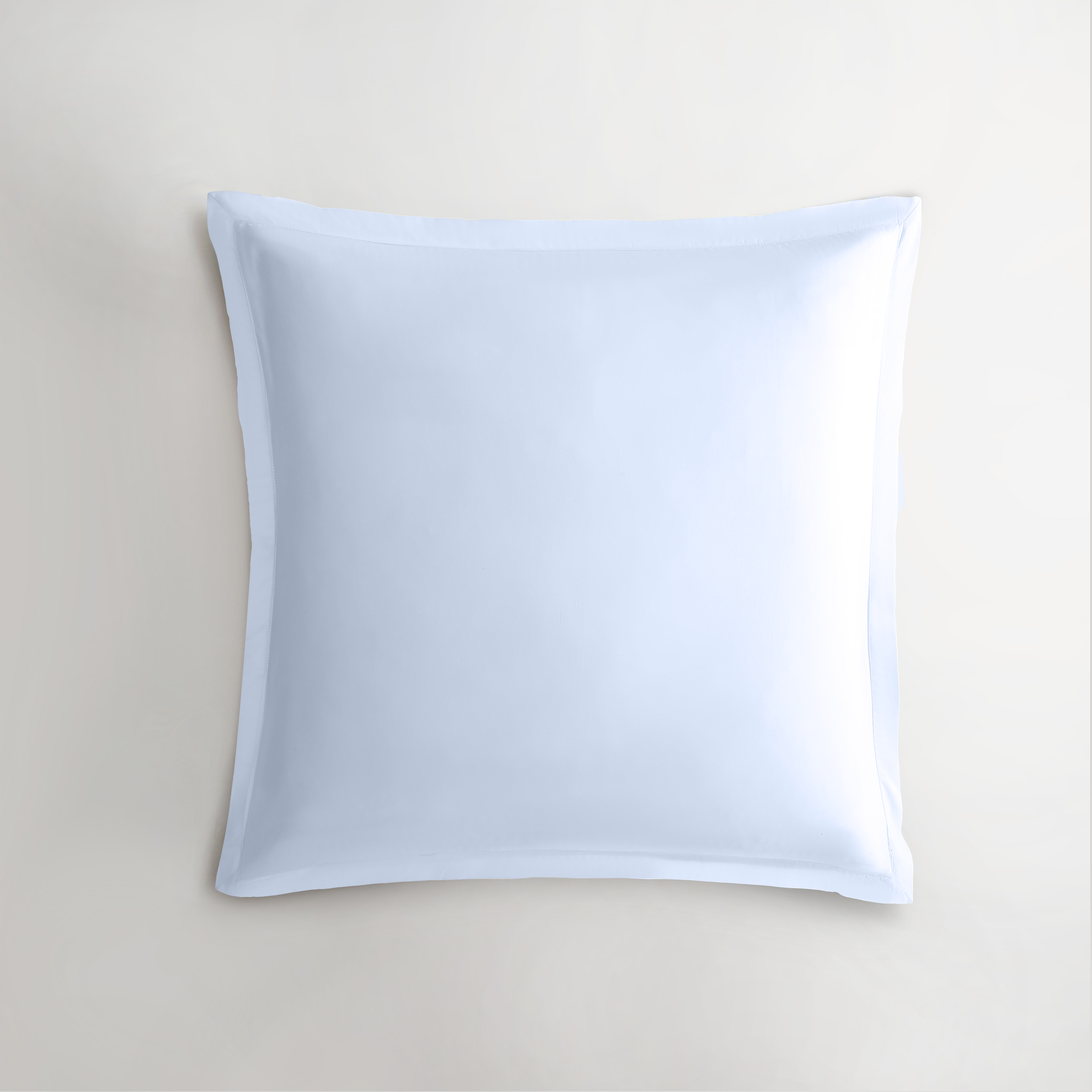 Pure Parima Egyptian Cotton Sateen Euro Sham #color_icy-blue