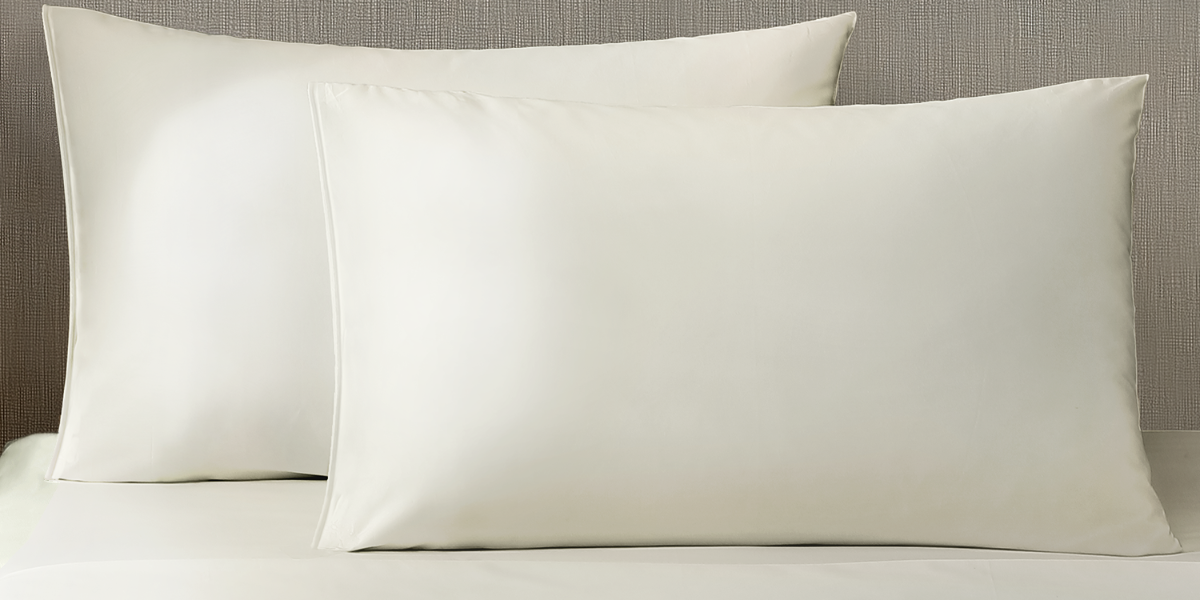 Silken Sateen Pillowcase Set Pure Parima Tencel Egyptian Cotton Silk#color_shell