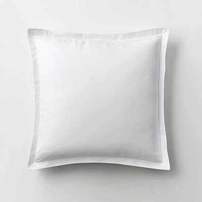 pure parima egyptian cotton percale euro sham#color_white