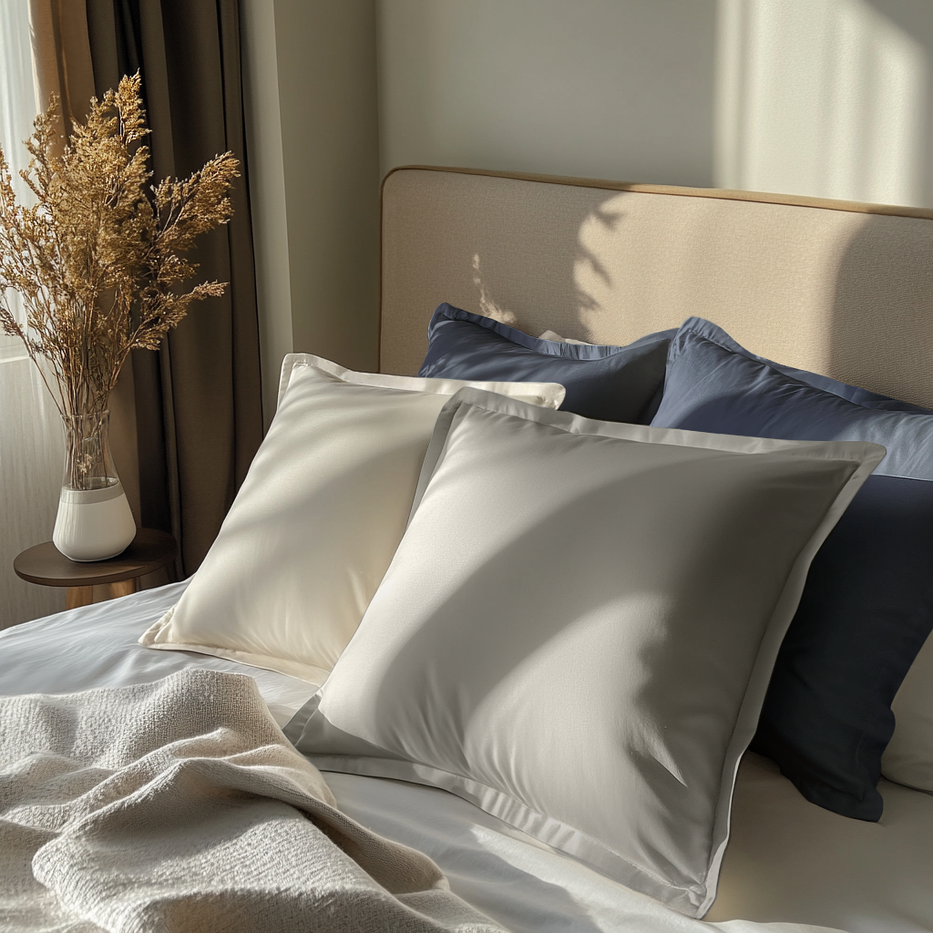 pure parima egyptian cotton percale euro sham#color_white