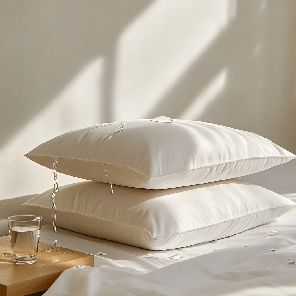 pure parima egyptian cotton percale pillow protectors