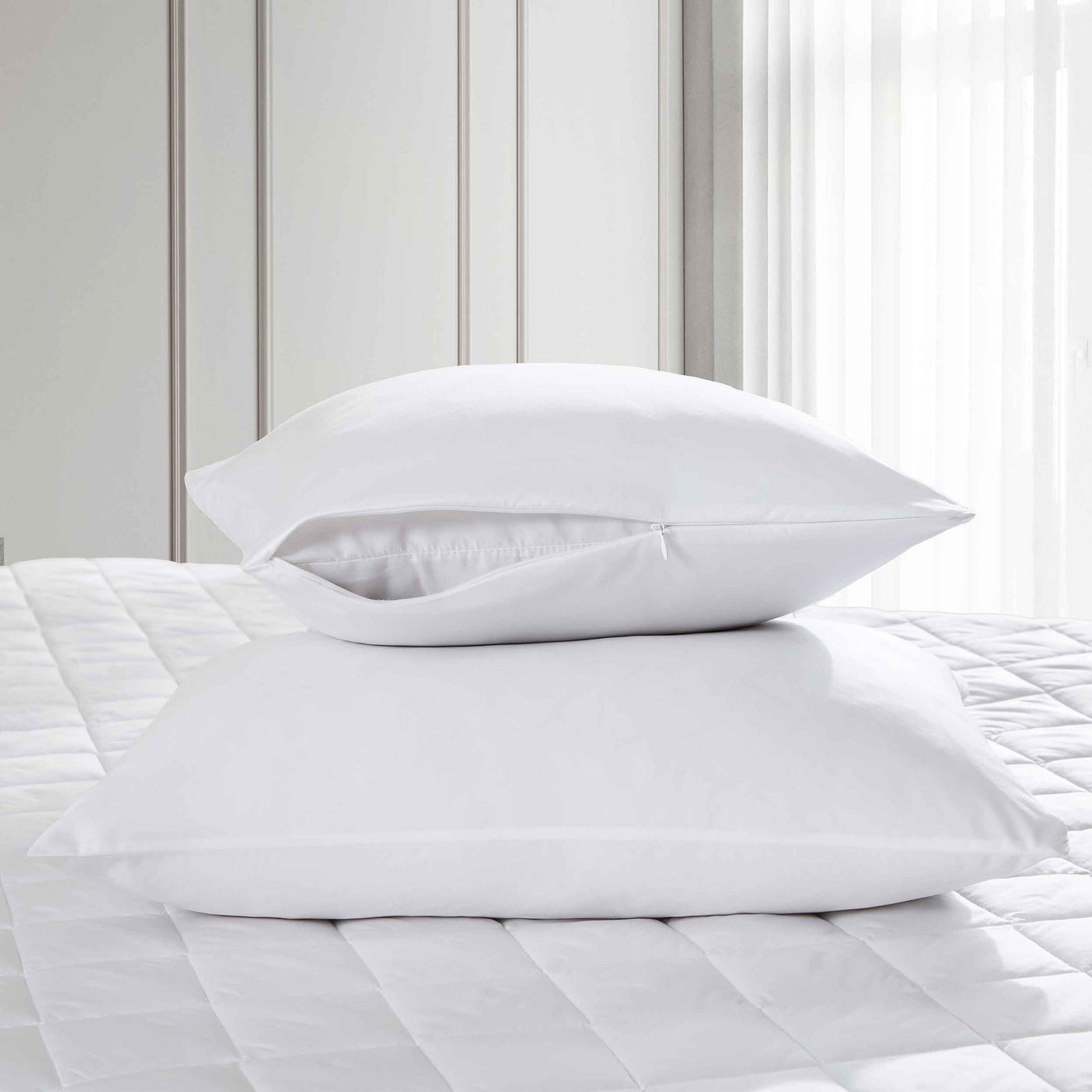 egyptian cotton pillow protector#size_queen