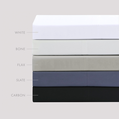 Pure Parima Egyptian Cotton Sheets Ultra Percale Fitted Sheet#color_slate