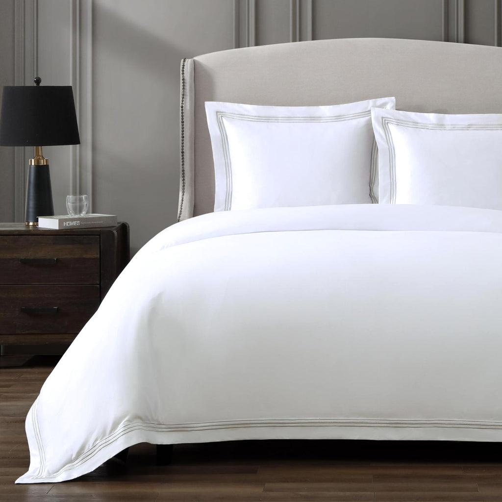 Triple Luxe Sateen Duvet Cover Set | Hotel Collection – Pure Parima